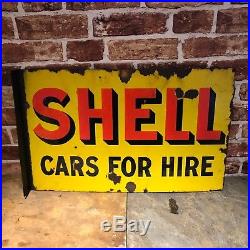 Vintage Enamel Sign Shell #2275