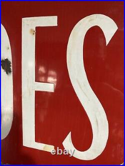 Vintage Enamel Sign, Trades Direct