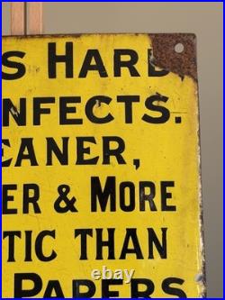 Vintage Enamel Sign, Vintage Enamel Advertising Sign