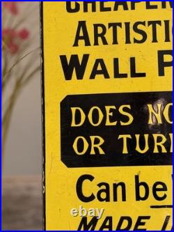 Vintage Enamel Sign, Vintage Enamel Advertising Sign