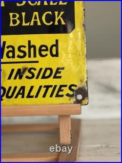 Vintage Enamel Sign, Vintage Enamel Advertising Sign