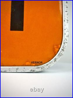Vintage Enamel Telephone Sign Emergency Telephone Mid Century Railway Roadside Vintage Enamel Telephone Sign Emergency Telephone Mid Century Railway Roadside