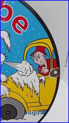 Vintage Esso Gasoline Enamel Sign