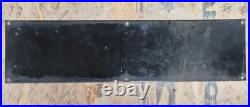 Vintage Evening Mail Enamel Newspaper Sign