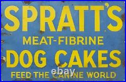 Vintage Feed the Canine World Enamel Advertising Sign