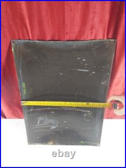 Vintage French Advertising Enamel Sign Death By Livestock Insurance