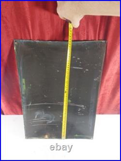 Vintage French Advertising Enamel Sign Death By Livestock Insurance