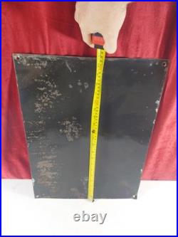 Vintage French Advertising Enamel Sign Fire Insurance