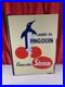Vintage_French_Double_Sided_Enamel_Advertising_Sign_Penguin_Shoes_01_ms