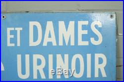 Vintage French Enamel Tin Sign
