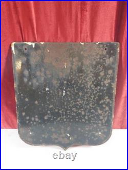 Vintage French Original Advertising Enamel Sign General Insurance