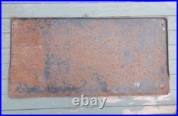 Vintage French Original Enamel Sign Cramoisay Fine And Smooth Wine