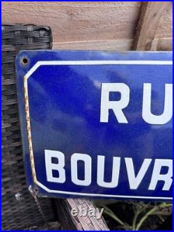 Vintage French Street Sign Enamel