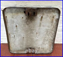 Vintage French blue enamel parking P private sign roadsign garage house 40cm