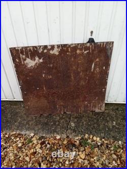 Vintage Frys Pure Concentrated Cocoa Enamel sign maker/28 x 24 inches original