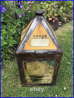 Vintage Gamages Oil Can Not Oil Jug Enamel Sign Petrol Can Petrol Pump