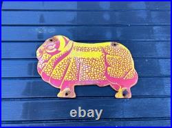 Vintage Golden Fleece Enamel Sign