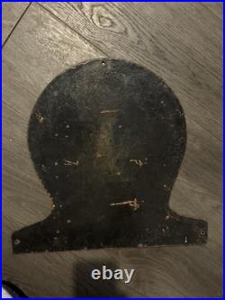 Vintage HUSKY Motor Oils Enamel Advertising Sign 17 Heavy