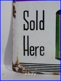 Vintage H. B & Co Hand Brand Hair Dye Enamel Advertising Sign