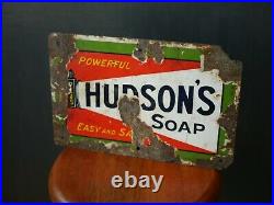 Vintage Hudson's Soap Enamel Sign