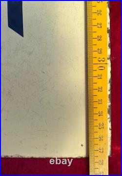 Vintage Indian DeChane's Herbo-Mineral Medicines enamel sign. Circa 1950