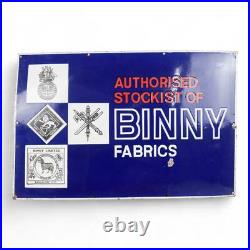 Vintage Indian Enamel Sign