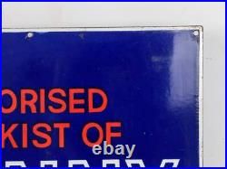 Vintage Indian Enamel Sign