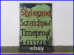 Vintage Indian Enamel Sign