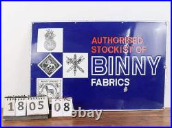 Vintage Indian Enamel Sign