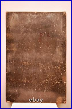 Vintage Indian Family Planning Enamel Sign Directorate of Advertising 36x24