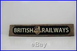 Vintage Large British Rail Enamel Sign-Railwayana