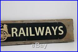 Vintage Large British Rail Enamel Sign-Railwayana