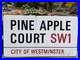Vintage_London_City_Of_Westminster_Enamel_Sign_Street_Sign_Pine_Apple_Court_SW1_01_buf