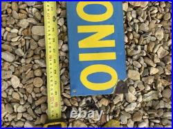 Vintage Long Spratts Enamel Sign Not Petrol Pump Petrol Can Oil Can Advertising