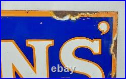 Vintage Lyon's Tea Enamel Advertising Sign