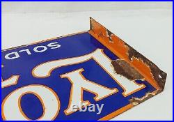 Vintage Lyon's Tea Enamel Advertising Sign