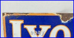 Vintage Lyon's Tea Enamel Advertising Sign