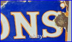 Vintage Lyon's Tea Enamel Advertising Sign