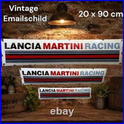 Vintage MARTINI Racing Enamel Advertising Plaque Sign