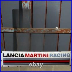 Vintage MARTINI Racing Enamel Advertising Plaque Sign