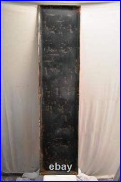 Vintage MRF Tyre Muscleman Porcelain Enamel Advertising Garage Sign 72x18 OldR2
