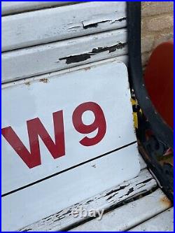 Vintage Maida Vale Westminster Original Enamel Road Sign London W9