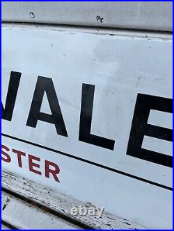 Vintage Maida Vale Westminster Original Enamel Road Sign London W9