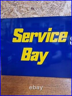 Vintage Michelin Service Bay Garage Sign Tin Not Enamel