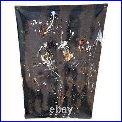 Vintage Motte Cordonnier Beer Enamel Advertising Sign