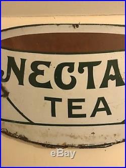 Vintage Nectar Tea Enamel Sign