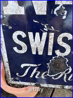 Vintage Nestle Milk Chocolate Enamel Sign
