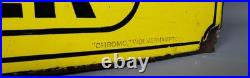 Vintage News of the World Best Weekly Paper enamel sign # Vintage News of the World Best Weekly Paper enamel sign #