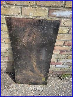 Vintage Nugget Boot Polish Enamel Sign