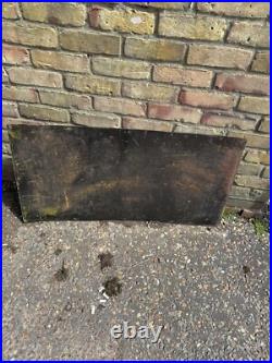 Vintage Nugget Boot Polish Enamel Sign